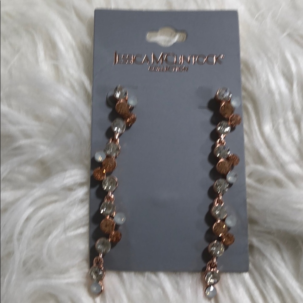 Jessica McClintock dangle earrings NWT